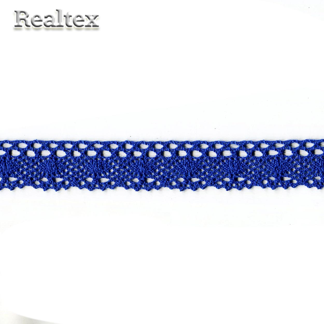 Кружево вязаное  25мм 25.01.107 (25м) цв.23 василек