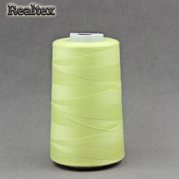 Нитки "Realtex" 40/2 (5000ярд) цв.378 светло-желтый 