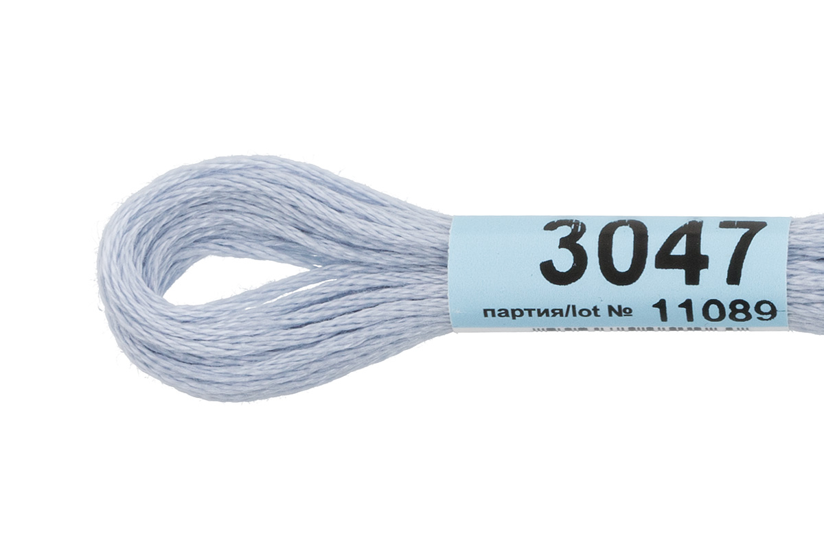 Мулине "Гамма" цв.3047 нежно-голубой