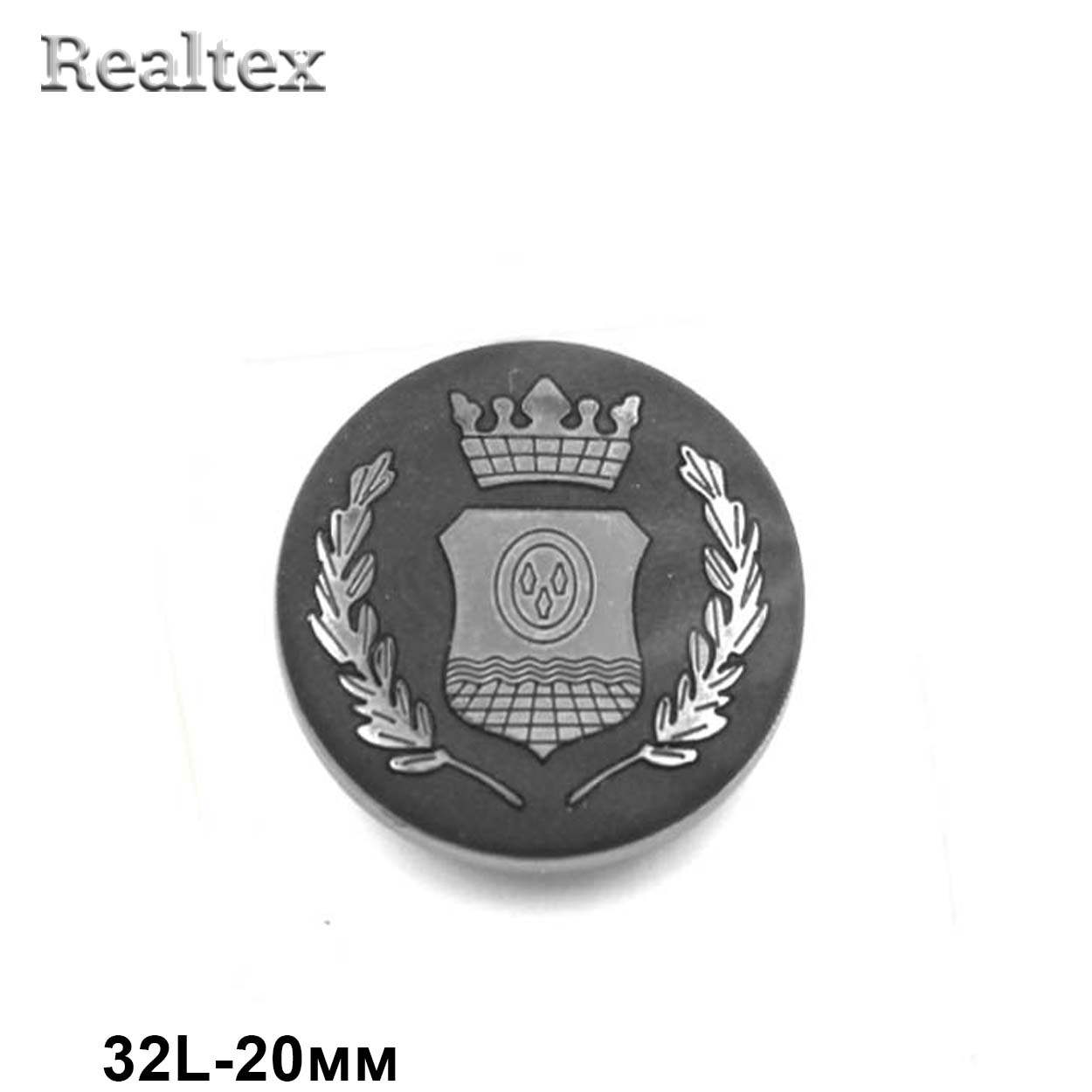 Пуговицы CB E-79 32L (36шт) цв.Black