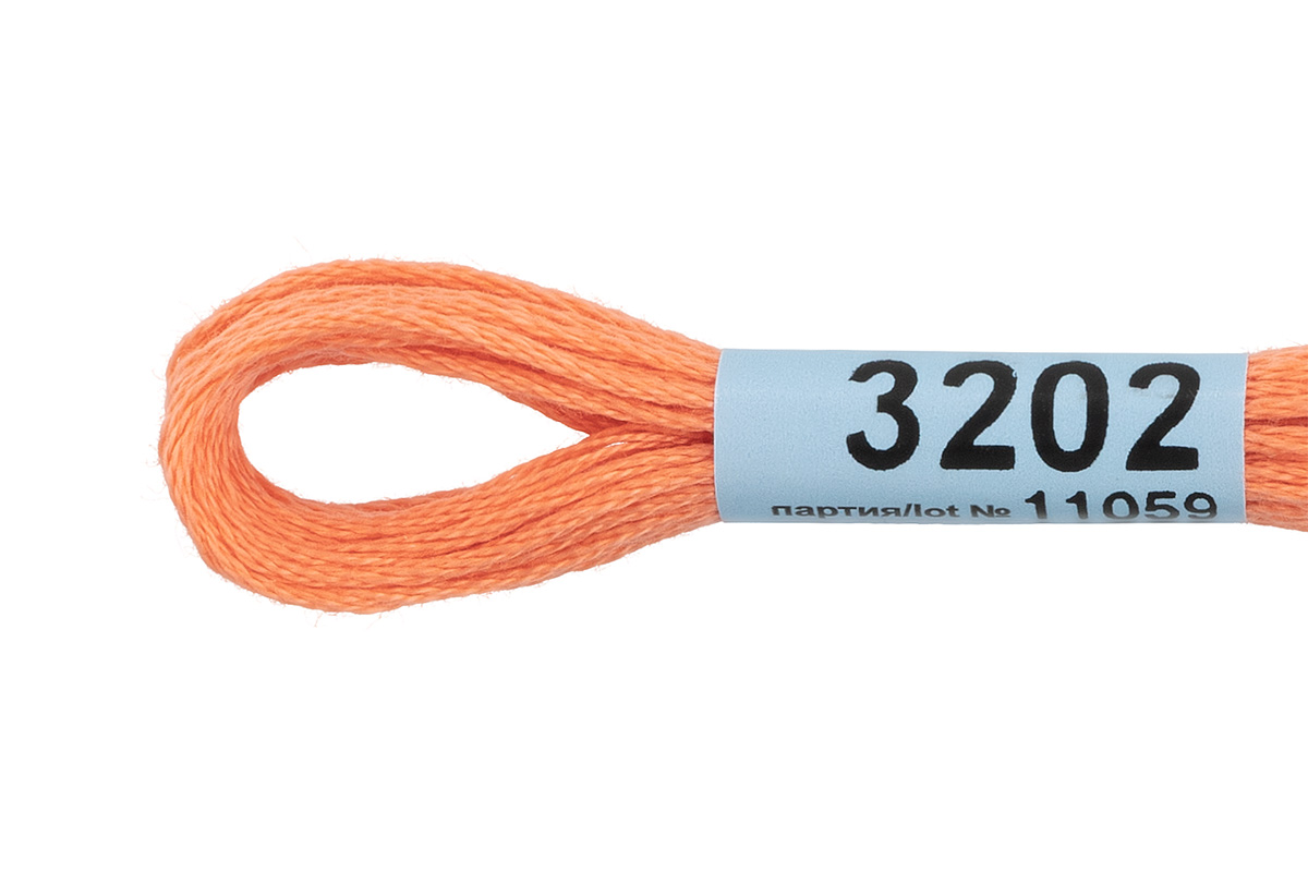 Мулине "Гамма" цв.3202 бл.оранжевый