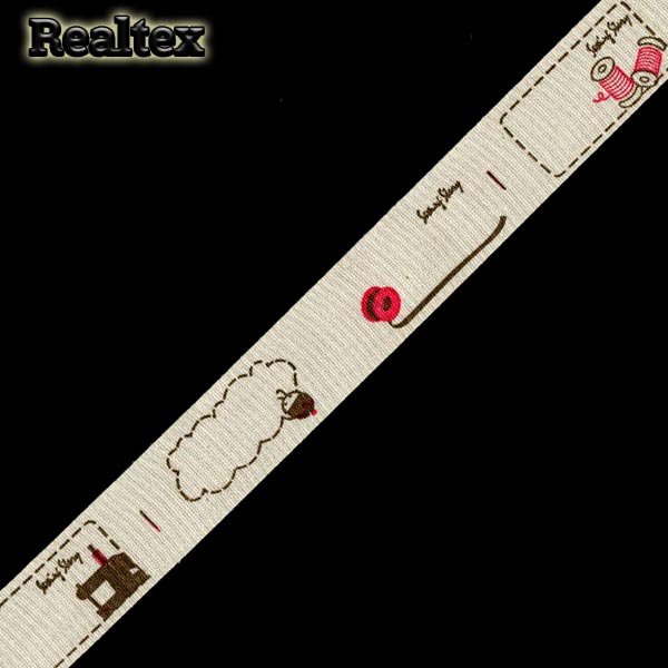 Лента декоративная Реалтекс 20мм R-104/4 "Hand made"