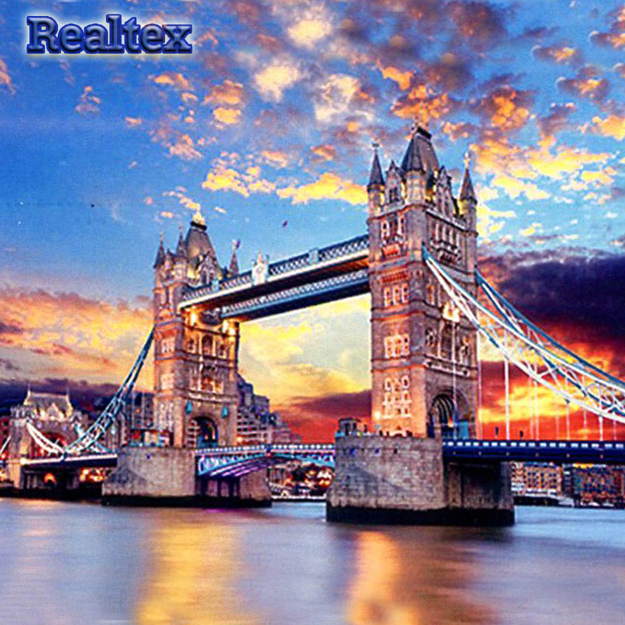 Набор для рукоделия (алмазная техника) Realtex 40*50см YSH 76479 (на подрамнике)  