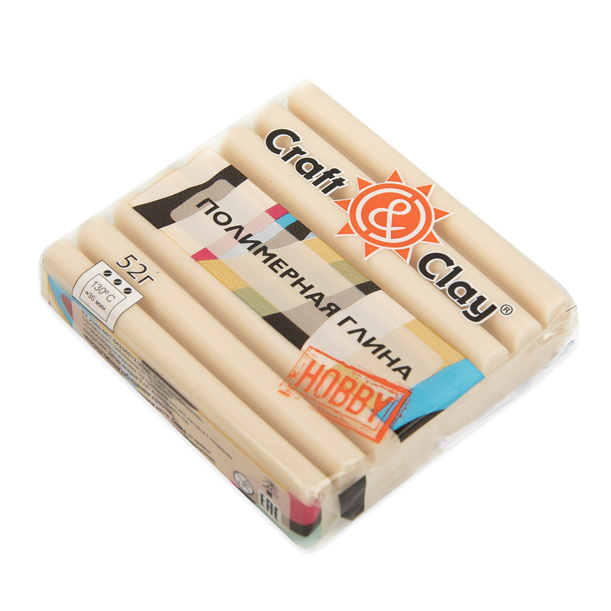 Полимерная глина кашемир CCH "Craft&Clay" цв.1701 миндальное молоко