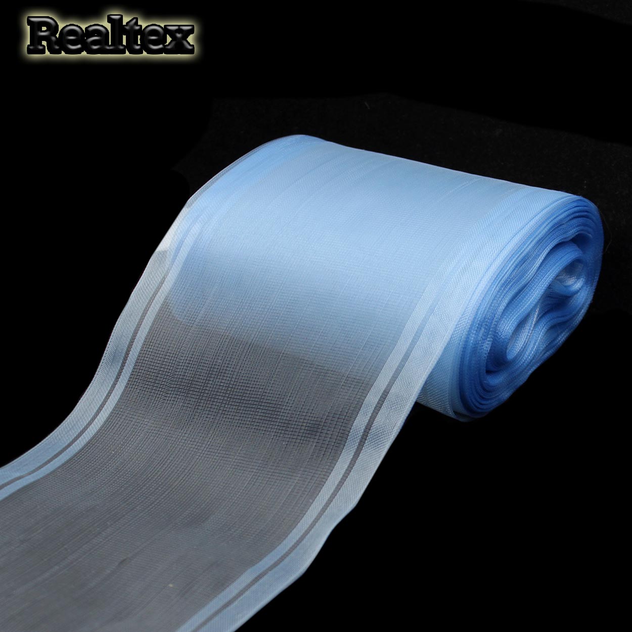 Лента капроновая с3504г17 110мм (25м) цв.12 голубой