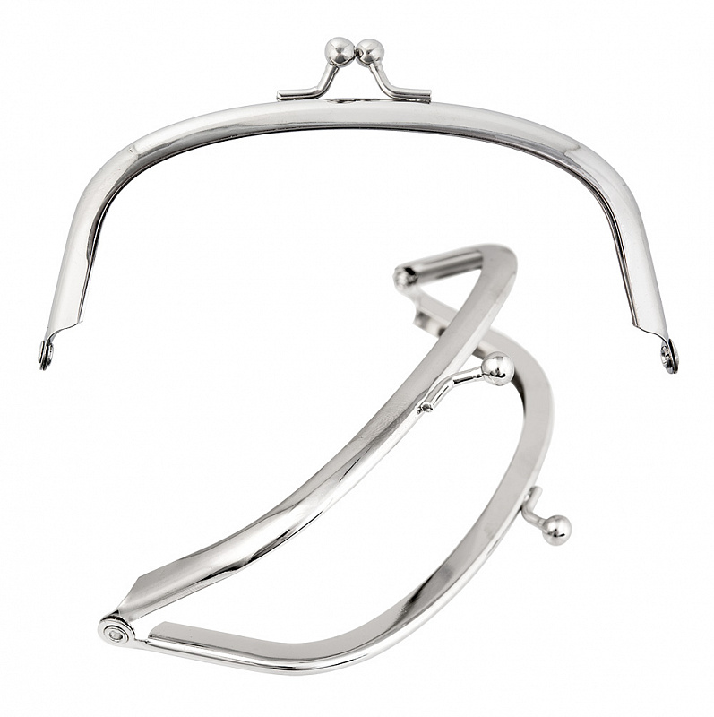 Фермуар для сумок 125мм "Дуга" TBY.107949 цв.никель