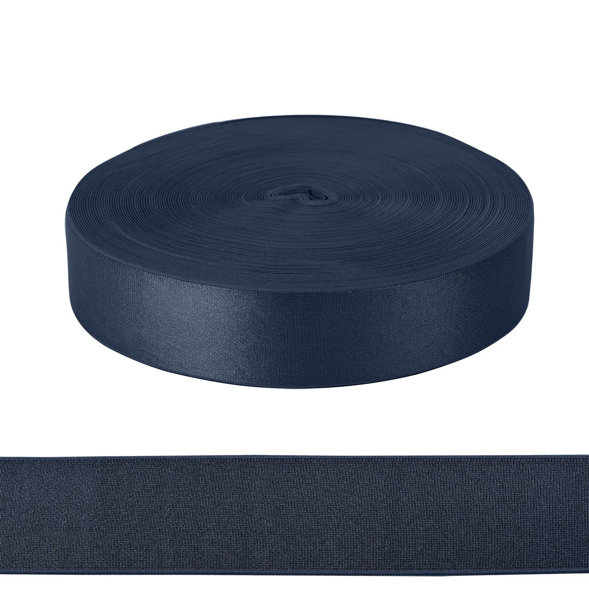 Резинка тканная 40мм TBY 33729 для мужского белья цв.тёмно-синий