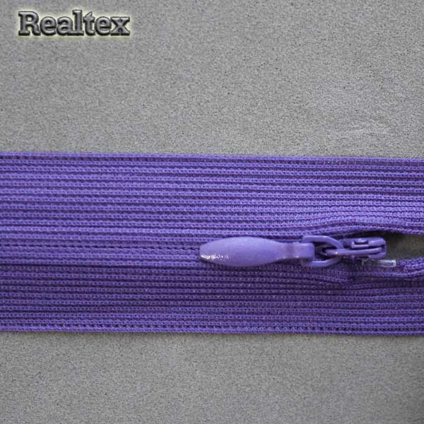  Молния потайная Т.3 50см цв.176 фиолетовый