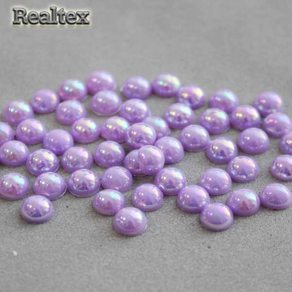 Полу-бусы 10мм (20гр) цв.АВ 20 сиреневый