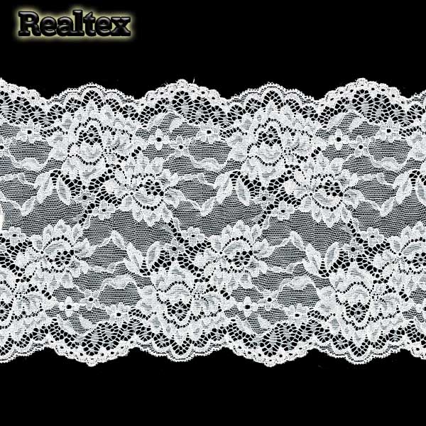 Кружево стрейч 180мм E116 0356800 цв.белый