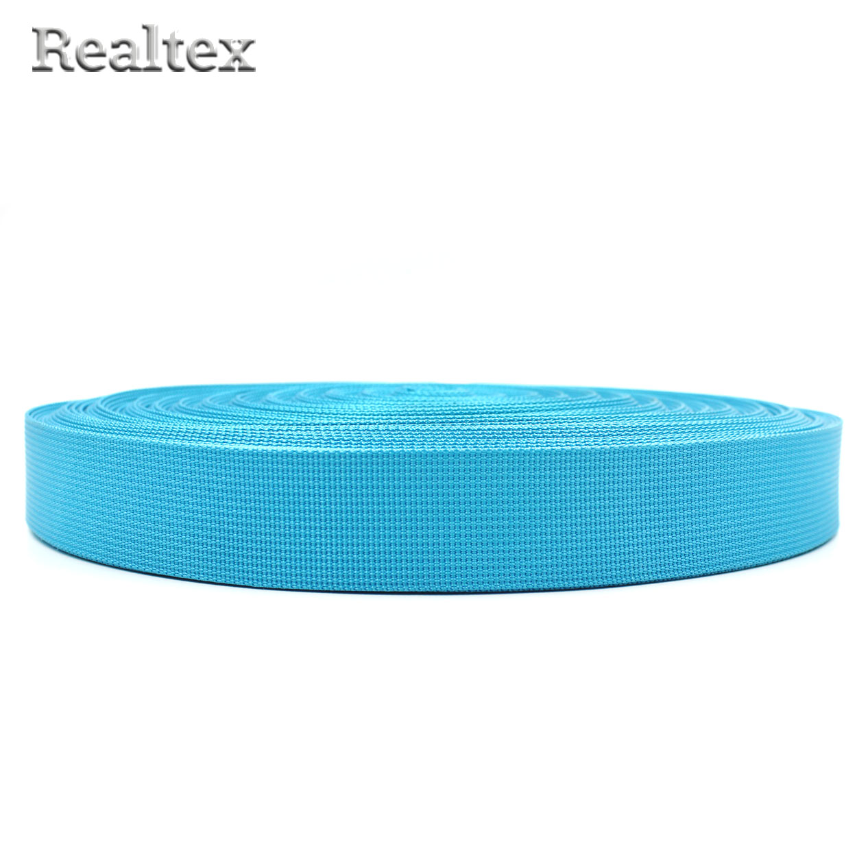  Лента ременная Realtex Premium 32мм (45,7м) цв.04 голубой