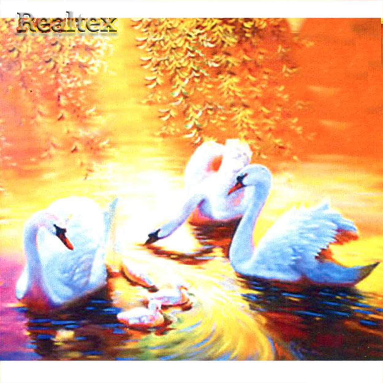 Набор для рукоделия (алмазная техника) Realtex 40*50см GA 74696 (на подрамнике)  