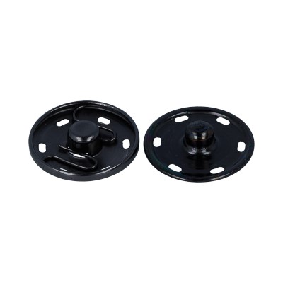 Кнопка пришивная металлическая KL-250 25мм цв.02 чёрный никель