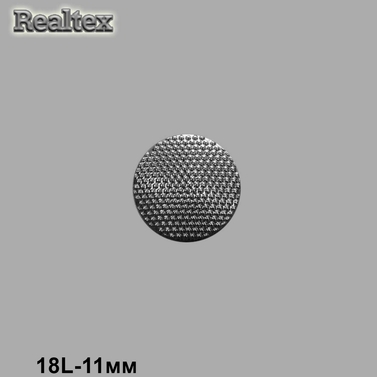 Пуговицы LA 1361 18L (144шт) цв.Pewter 