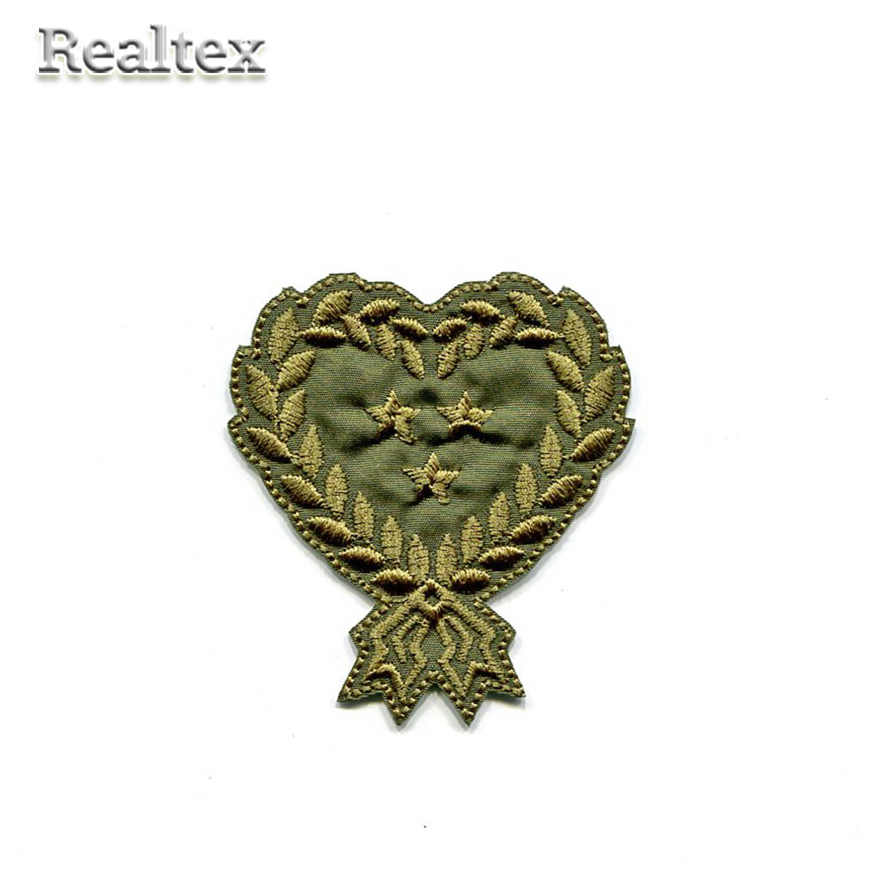 Термоаппликации 53417 "Три звезды" цв.хаки