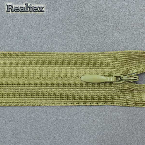  Молния потайная Т.3 20см цв.127 горчица