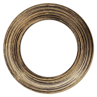 Люверсы для штор 35мм матовые с рисунком "Gamma" цв.№04Ф золото