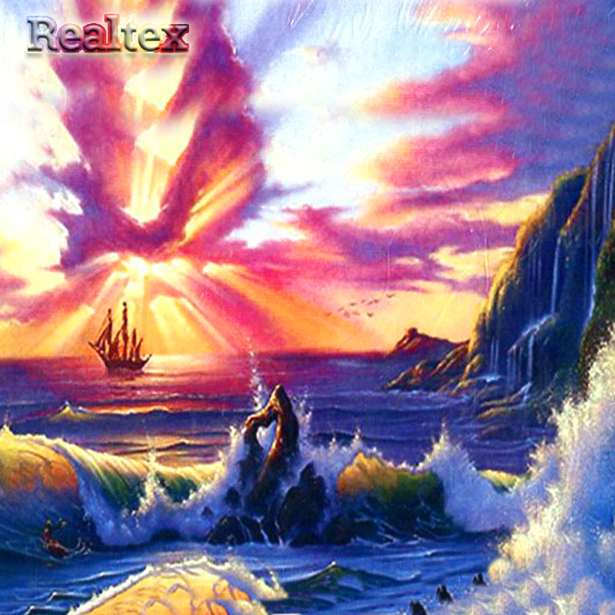 Набор для рукоделия (алмазная техника) Realtex 30*40см GA 77802 (на подрамнике)