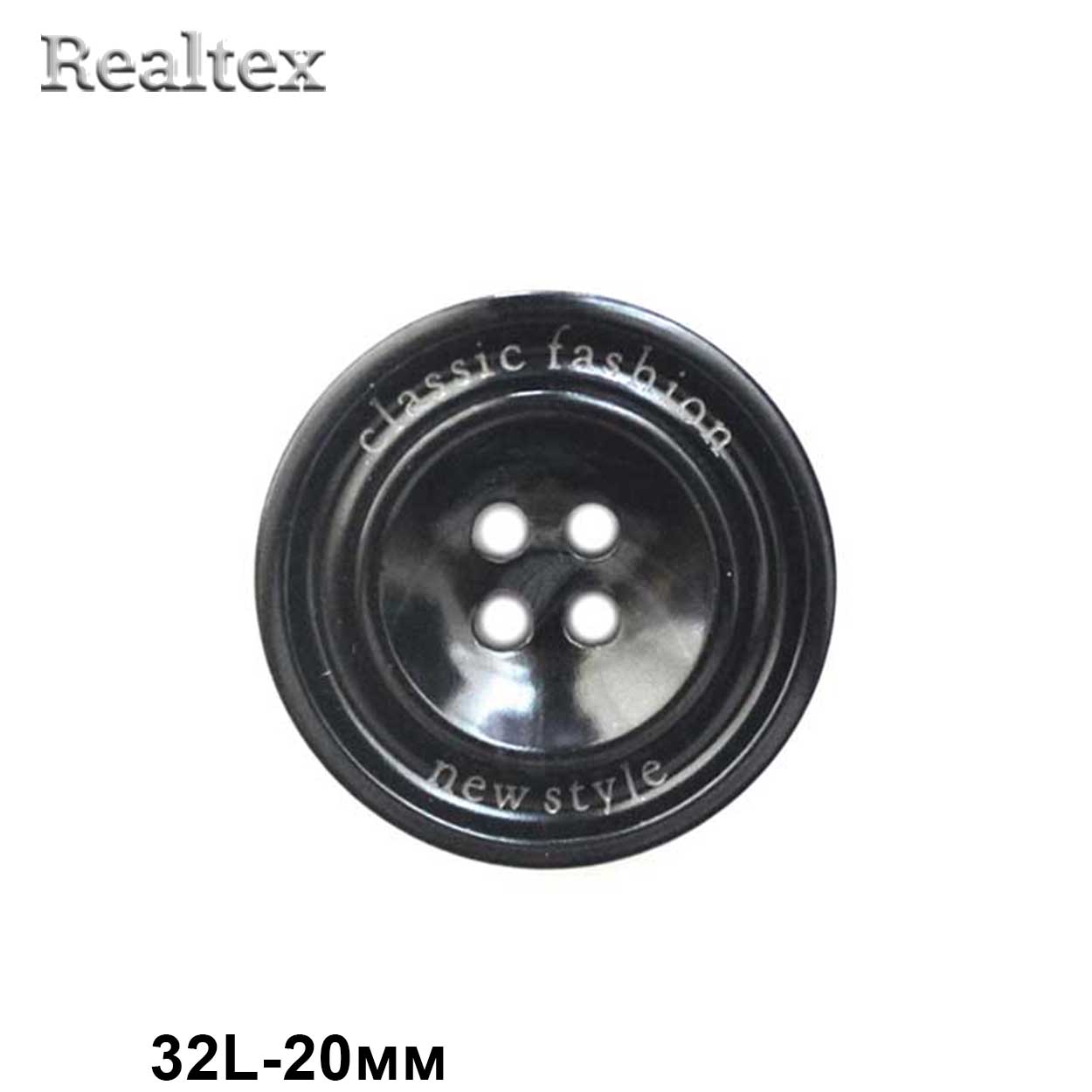 Пуговицы CN 2574 32L (72шт) цв.Black