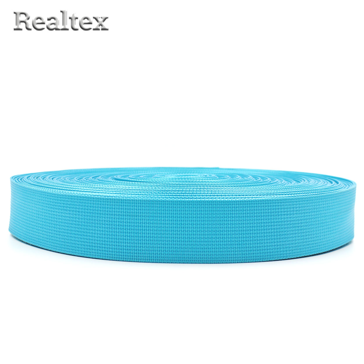  Лента ременная Realtex Premium 38мм (45,7м) цв.04 голубой