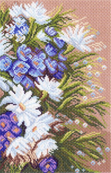 Рисунок на канве МП 28х37 №1324 "Ромашки, композиция" 