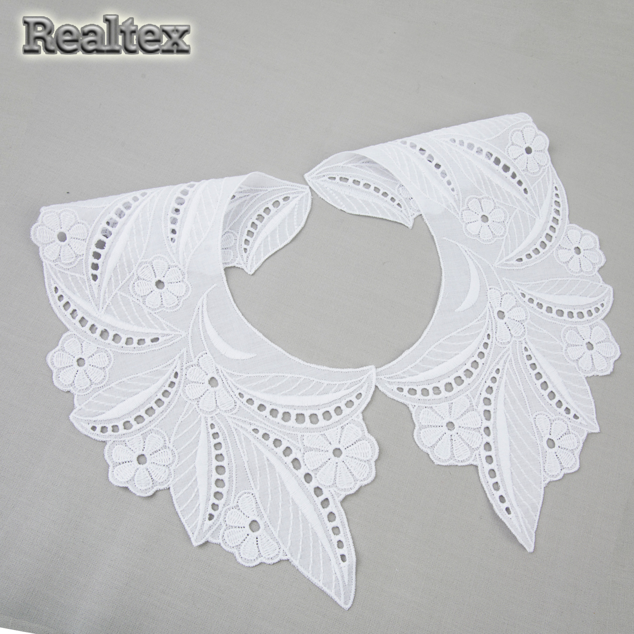 Воротнички шитьё  VYEM-28-01 120мм (пара) цв.белый