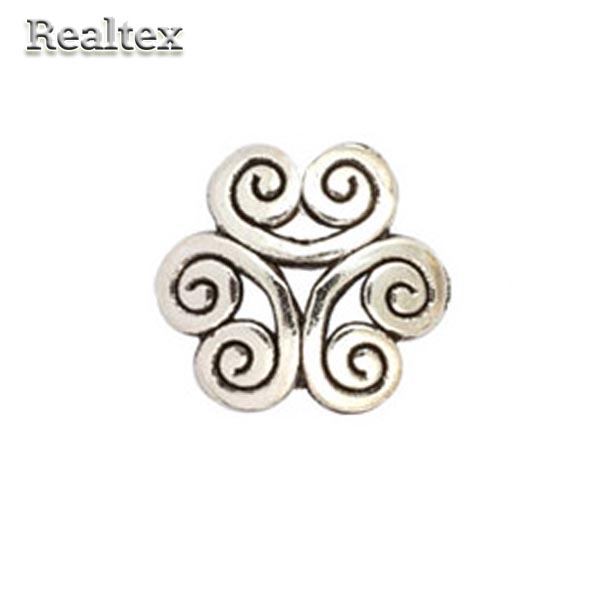 Розетка для бус "Zlatka" MFR-01 цв.античное серебро