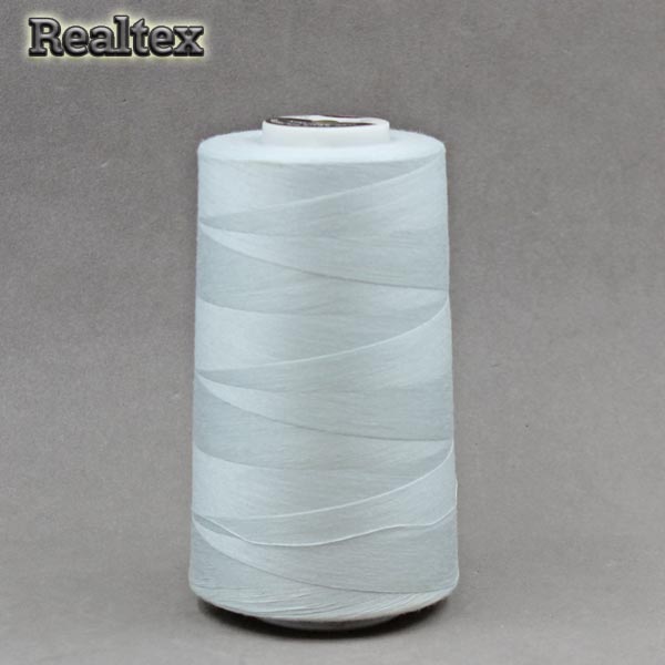 Нитки "Realtex" 40/2 (5000ярд) цв.302 светлый серо-голубой