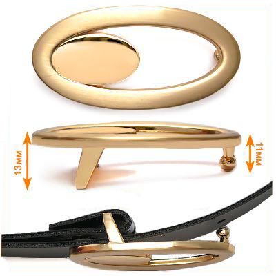 Пряжка металлическая ГНУ 14610 22мм цв.тертое золото