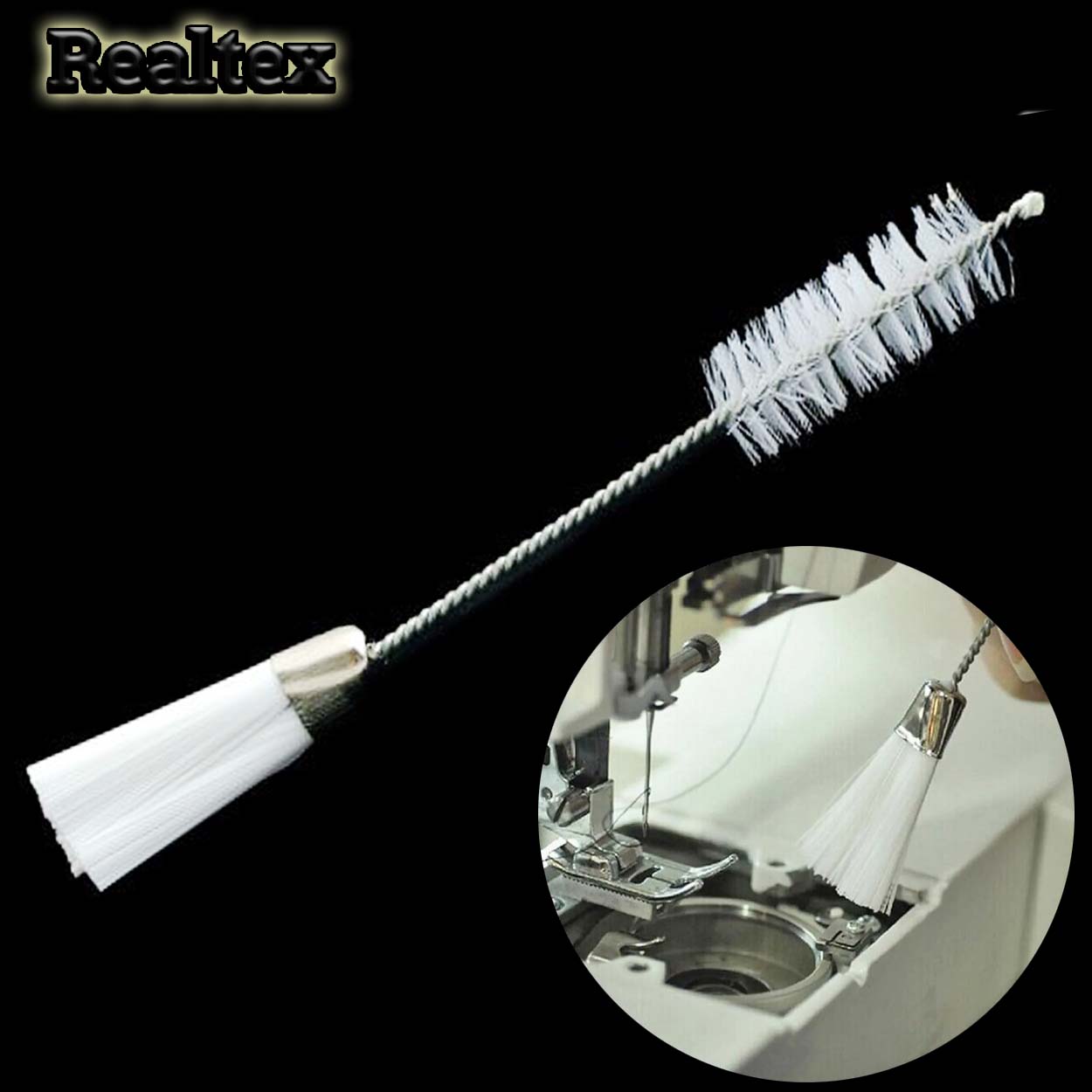 Щетка/ершик Реалтекс для чистки швейных машин (10шт)