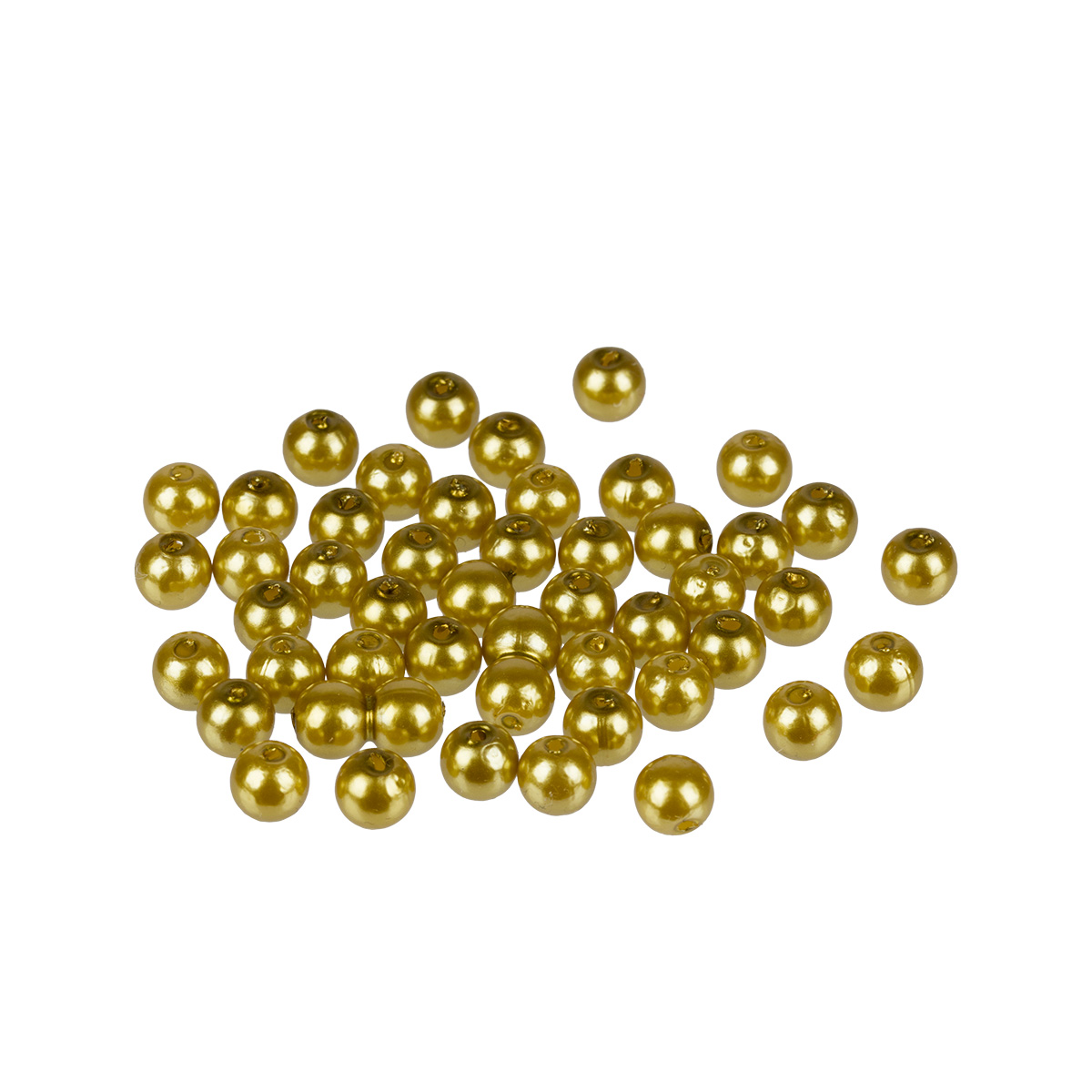 Бусины пластик  8мм "Zlatka" PB-2 (50шт) цв.17темно-зеленый