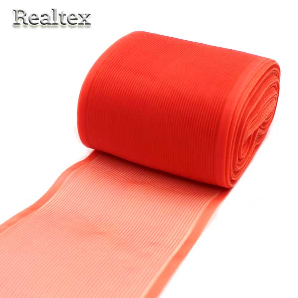 Лента капроновая 80мм с3501г17 цв.35 коралловый