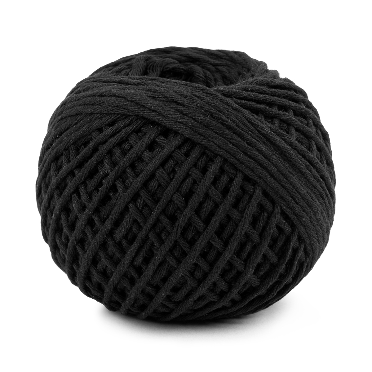 Шпагат хлопчатобумажный ШХ5 2,5мм цв.чёрный 