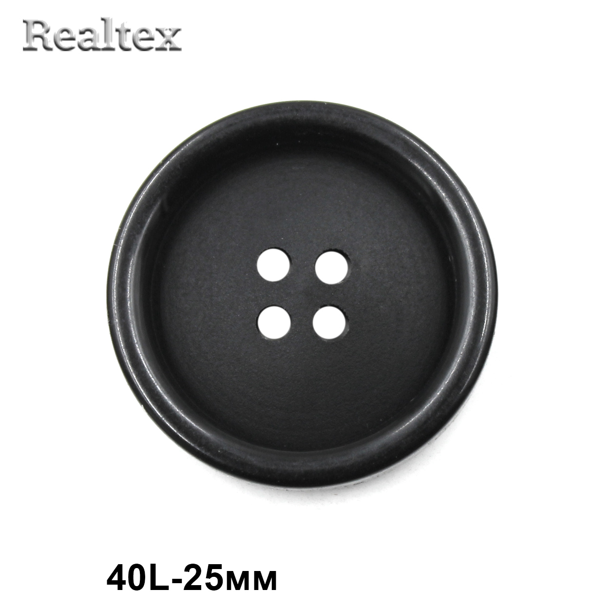 Пуговицы CN A096 40L (36шт) цв.Black