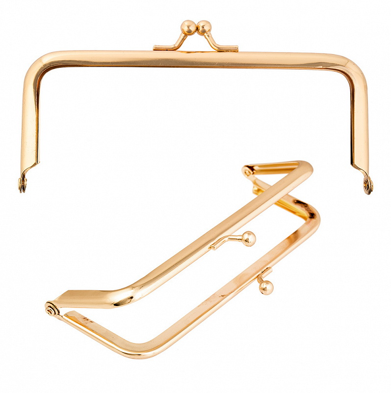 Фермуар для сумок 125мм "Прямоугольник" TBY.107952 цв.золото