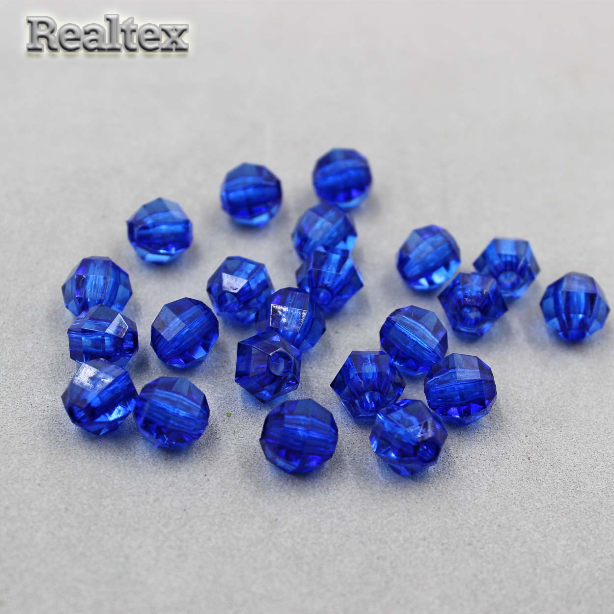 Бусины акриловые 3244 10мм (100гр) цв.30 синий