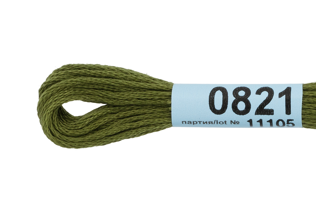 Мулине "Гамма" цв.0821 хаки