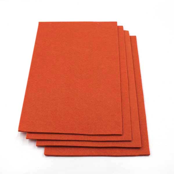 Фетр листовой мягкий FLT-S1 "IDEAL" цв.628 оранжевый
