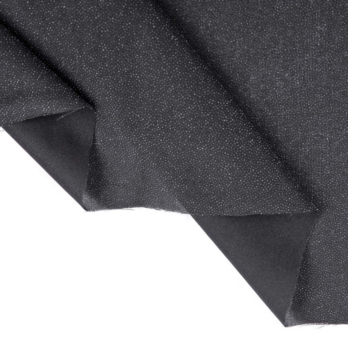 Дублерин эластичный тканый точечный G-95ет (50м) шир.122см 44г/м цв.черный