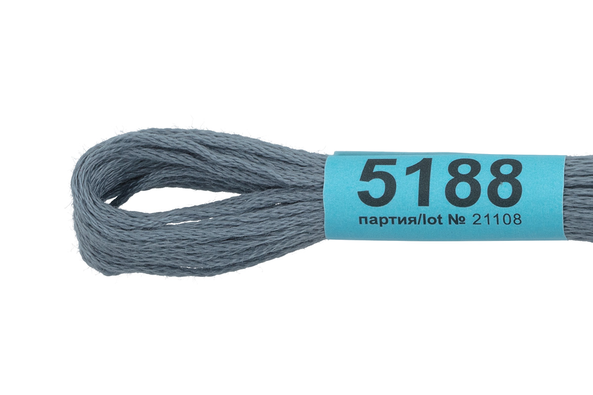 Мулине "Гамма" цв.5188 серый