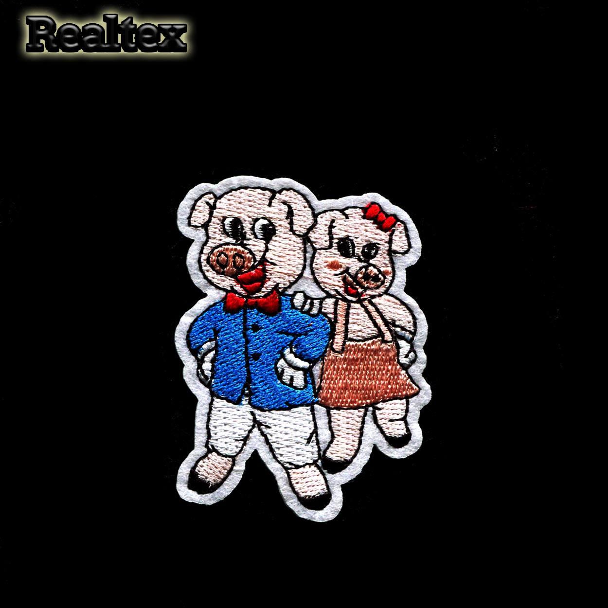  Термоаппликации детские Realtex R-2884 "Два поросенка"