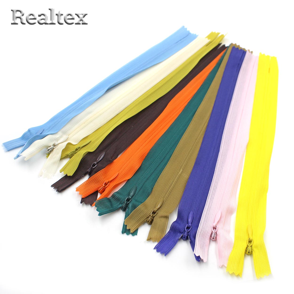  Молния потайная Т.3 20см цв.ассорти