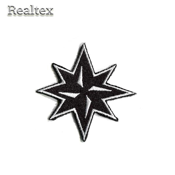  Термоаппликации Realtex RT-096 "Роза ветров" цв.черный/белый