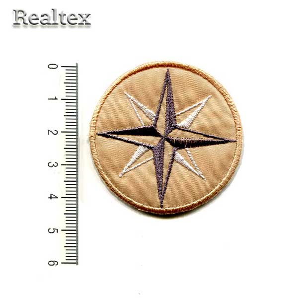 Термоаппликации 3291 "Роза ветров" цв.бежевый 