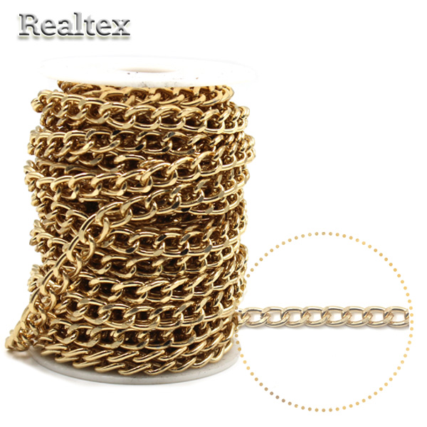 Цепочка декоративная RS B 8*11,5*2,0мм (10м) цв.золото 