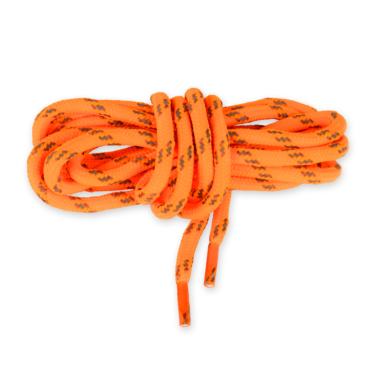 Шнурки со светоотражающей полосой 48т6/120 6мм 120см (5пар) цв.оранжевый неон