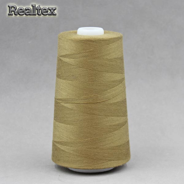 Нитки "Realtex" 40/2 (5000ярд) цв.392 зелёная гречка 