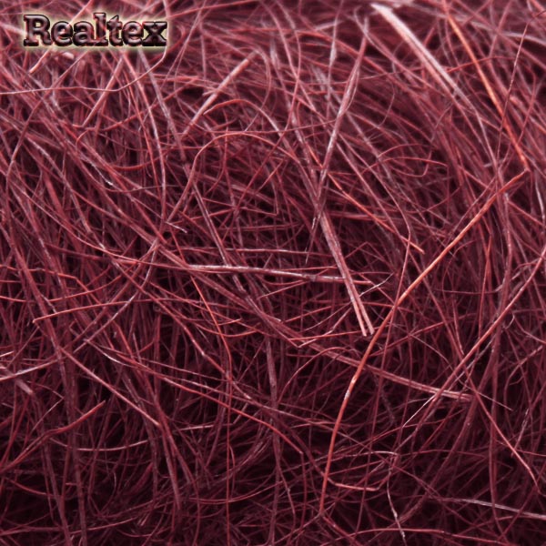 Сизалевое волокно Реалтекс цв.A006 бордовый