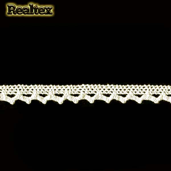 Кружево вязаное  10мм 10.01.075 цв.02 молочный
