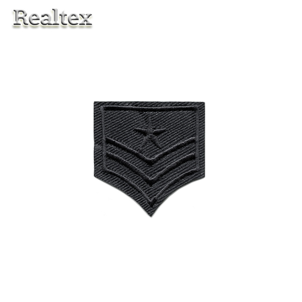  Термоаппликации Realtex S-5200 "Шеврон" цв.черный